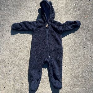 Carter's Black Fleece Kids Footie